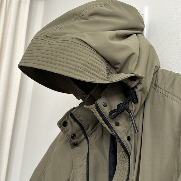 Everlane The ReNew Long Parka Coat Men XL Moss Primaloft Relaxed - Picture 5 of 10